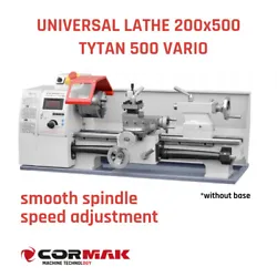 CORMAK Tytan 500 VARIO tour universel SANS base. Version Vario - équipée dun réglage en douceur de la vitesse de la...
