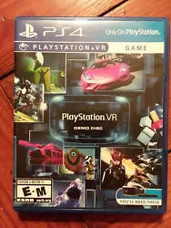 PlayStation 4 VR Demo Disc.