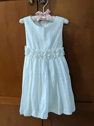 Girls Dress Charter Club White Cotton Size 3T. Beautiful dress, cotton voile, fully lined. Purchased for photo shoot,...