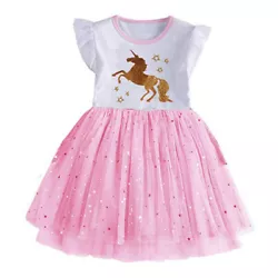 Gold Unicorn Girls Pink Tutu Dress. I will do my best to resolve it.