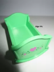 4908pb02 Belville Duplo Crib Bed 3x4x1.5 Berceau Md Green Vert stickers du 5860 MOC. Bonne chance à tous.