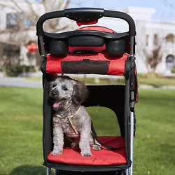 Whether youre taking a quick stroll around the block or jogging through the park, this strong 4-wheeled stroller with...