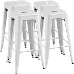 No assembly at all: These breakfast iron stools are simple and quick to use. You do not need to do the installation...