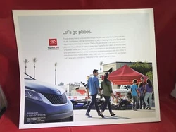 2016 Toyota Sienna Van 22-page Original Car Sales Brochure Catalog.