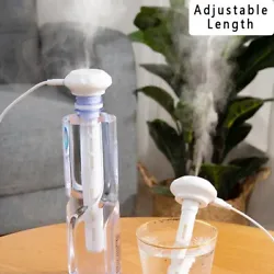 Enhance the ambiance and improve the air quality of any indoor space with this Mini Ultrasonic Air Humidifier LED Lamp...