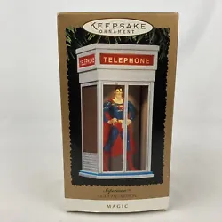 Hallmark Keepsake  Superman Light & Motion 1995 Christmas Ornament  DC Comics