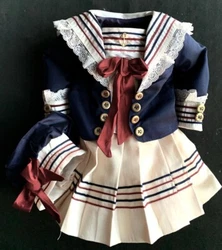 Our dresses and bonnets are made from antique and vintage fabrics and designed based on original antique patterns. They...