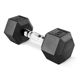 The dumbbell handles are plated designed to fit comfortably. Textured handle provides a tight and secure grip. Adopt...