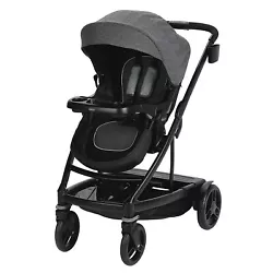 The UNO2DUO stroller starts as a single stroller and expands to a double stroller as your family grows. Reclining seat...