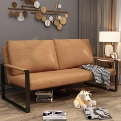 AWQM PU Leather Love Seats Sofa, 45