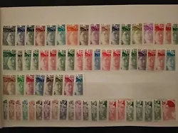 Lots de timbres France neufs Marianne série complète Liberté de Gandon et Sabine de Gandon