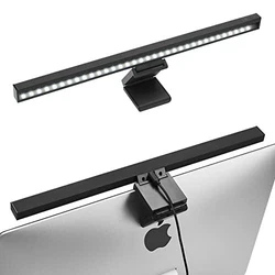 【Stable & Space-saving】Our monitor led light bar is designed with gravity damper bracket base instead of adding a...