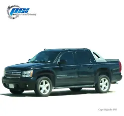 Fits Chevrolet Avalanche. Height of Flares: Front 6.75