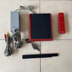 Console Nintendo Wii mini Manette wiimote motionPlus inside  Câbles : alimentation + vidéo + capteur (Il manque un...