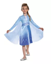 Disney Frozen Girl’s Elsa Dress Small 4-6 Dress Up Make Believe. Brand NewHeight 39-48.5 inchChest 26 inchWaist 23...