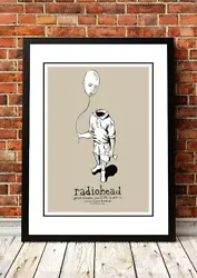 DESCRIPTION: There are 4 different Radiohead Posters to choose from (see thumbnails above). Some of these are very rare...