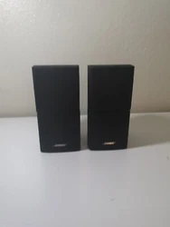 2 Bose Double Cube Swivel Lifestyle Acoustimass Speakers Unit Untested.