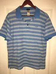 Patagonia Organic Cotton Polo Size M Blue. Condition is Pre-owned. Shipped with USPS First Class Package.
