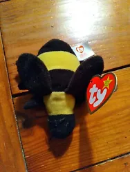 TY. Teenie Beanie Babies Bumble the Bee with Tag 1999 Stuffed Animal Plush.[BMB2] Nice condition mini Plush,  thanks