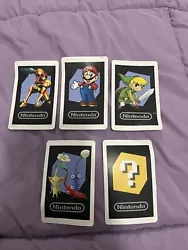 5 NINTENDO 3DS AR CARDS - COLLECTION. The cards are a little bent , I’ve had them for a decade and haven’t used...