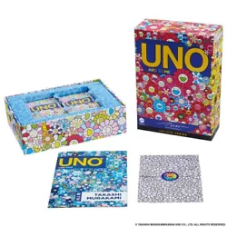 Takashi Murakami works his mad magic on this UNO card deck. Flip to find his monstrously cute characters like smiling...
