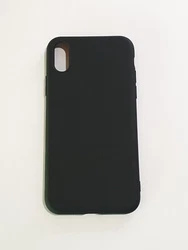 IPhone XS Black Silicone Soft Case.