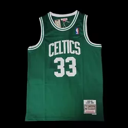 Larry Bird Boston Celtics jersey Patches are sewn Size: large New with tags