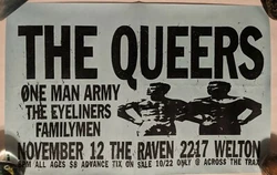 For sale is s original The Queers small concert flier, item is in good condition for its age. This is a rare  homemade...