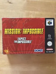 MISSION IMPOSSIBLE - EXPECT THE IMPOSSIBLE NINTENDO 64. Très bon état et complet. N’hésitez pas à regarder les...
