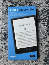 Amazon Kindle Paperwhite Signature Edition 32GB Storage. 11th Generation which is the newest version. This version has...