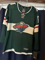 Minnesota Wild Authentic Fanatics Women’s Jersey Has numbers on sleeve but not on the back! Brand new with tags