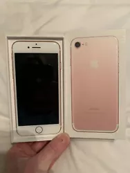 Apple iPhone 7 - 32GB - Rose Gold (AT&T) A1778 (GSM) Excellent Condition. In “Like New” condition. No scratches or...