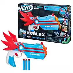 This Nerf Roblox MM2: Dartbringer dart-firing blaster takes its inspiration from the Roblox experience MM2 by Nikilis!...