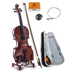 This violin is professionally set up and ready to play, beautifully oil finished, solid spruce top and maple back,...