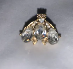 Très beau bijoux haute fantaisie Christian DIOR Broche Abeille royale Bijoux authentique personnel offert à la...