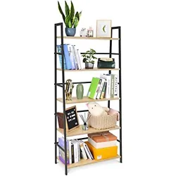 Three steel tubes are fixed between each tier to keep the bookcase stable, sturdy and durable. A very popular bookcase...