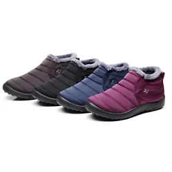 JACKSHIBO Winter Snow Boots. Color : Black, Blue, Brown, Red. Girls and Ladys you have two style choice Hight-top and...