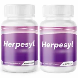 Herpesyl Pills Purple Bottle.
