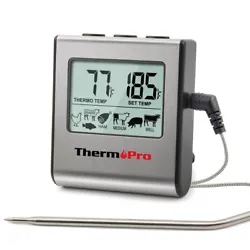 With the STEP-DOWN probe tip design and LCD display, getting and seeing an accurate temperature is simple. Lastly, if...