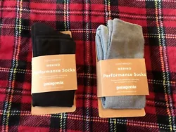 Patagonia Merino Wool Performance Socks - 2 Pair.