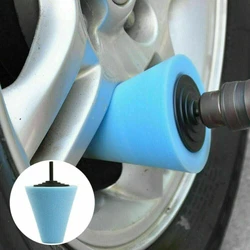 Material: sponge, plastic. 1x Foam Polishing Cone Shaped Pads for Wheels. Sponge Length: 85mm. Used in automotive wheel...