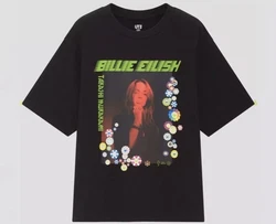 Billie Eilish x Takashi Murakami x Uniqlo Graphic T-Shirt Tee - Black - Medium.
