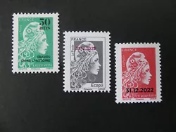 France 2022 – Neuf – A loccasion du retrait des timbres Marianne l’Engagée Lettre Prioritaire (LP) et Ecopli....
