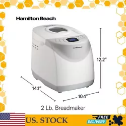 The machine is great for prepping dough for pizza, dinner rolls, cinnamon buns and more. The breadmaker has nonslip...