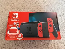 Nintendo Switch Console CIB - Mario Red Joy Con Bundle (Version 2) Lightly Used.  I purchased this new back in 2019 and...