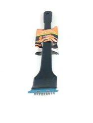 Get ready for that party or just grilling after work. Designed at an angle to reach over the grill and clean the grate....