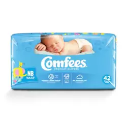 Comfees Premium Baby Diapers With Tabs Sizes Newborn to 7 Comfees Premium Baby Diapers are designed for up to 12 hours...