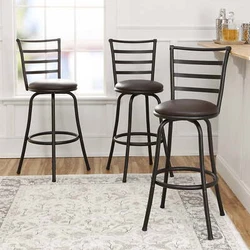 The set also features a 360-degree swivel action, enabling you and your guests to turn in any direction effortlessly....
