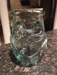 Gnome Shaped Mason Jar With Cover 6”. Condition is Used. Shipped with USPS Parcel Select Ground.