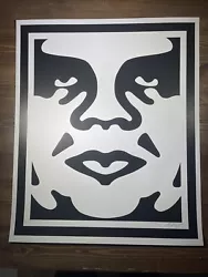 Shepard Fairey (Obey Giant) Icon Signed Print Poster 25 X 30 inchesSigned by Shepard Fairey Classic Shepard Fairey...